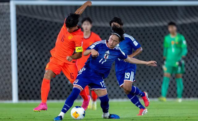 【U17亚洲杯】中国队1比2日本队 两连败小组垫底